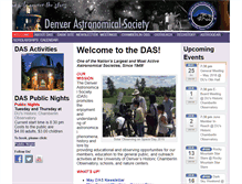 Tablet Screenshot of denverastro.org